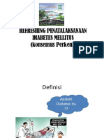 Refreshing Penatalaksanaan Diabetes Mellitus Diabetes Mellitus (Konsensus Perkeni)