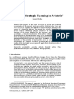 Iovan Drehe, Dialectical Strategic Planning in Aristotle - Final