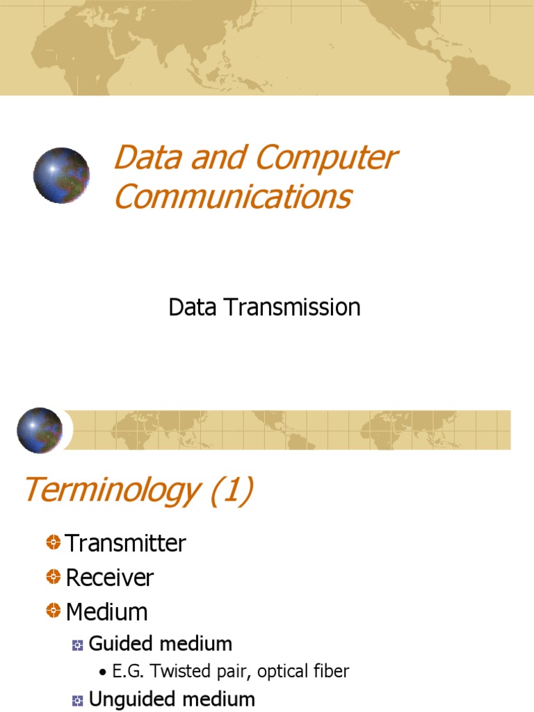 Data and Computer Communications | PDF | Signal To Noise Ratio ...