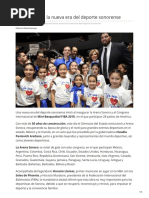 02-02-2019 - Arena Sonora La Nueva Era Del Deporte Sonorense -Mediotiempo.com
