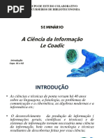 A ciencia da informação Le Cosadic