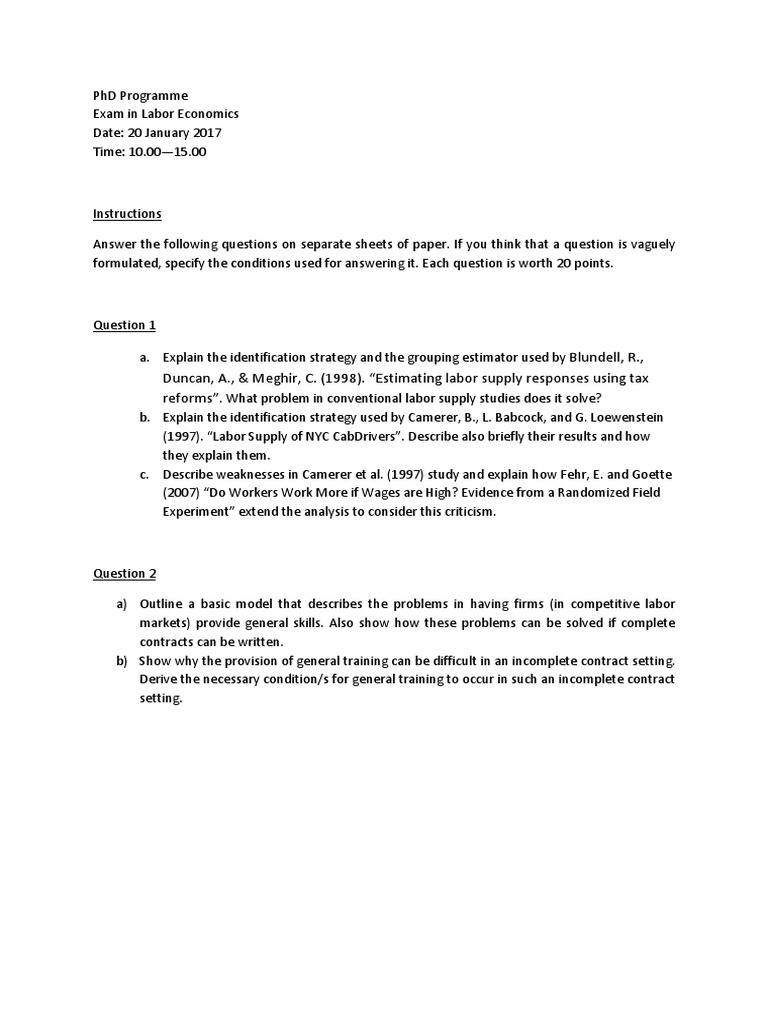Chapter 4.0-1 | PDF | Labour Economics | Economic Equilibrium