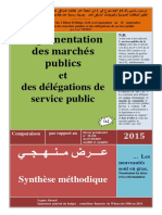 Réglementation Des Marchés Publics Et Des Délégations de Service Public