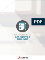 Gap Analysis Checklist