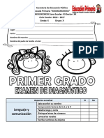 Examen Diagnostico 1 Er GEP