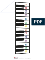 Teclas de Piano (Do, Re, Mi, Fa, Sol, La, Si - A4)