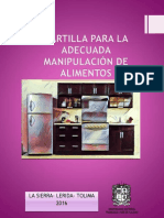 Manual para el manejo y prevención de alimentos 