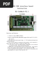 USB MACH3 Interface Board BL-UsbMACH-V2.1 Instruction