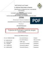 Production de l'HydrogLne A Parti