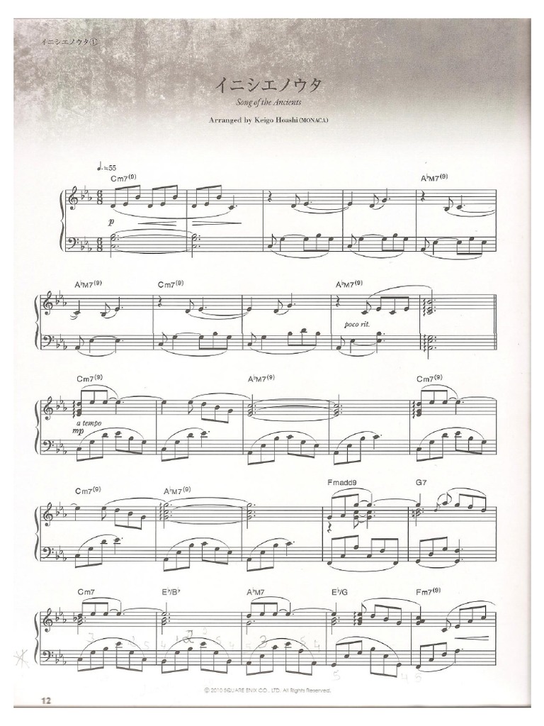 JAPAN Piano Score "NieR / Nier: Automata" Official Score Book - Foto 13