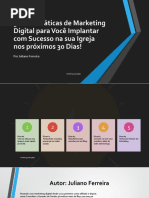 eBook 5 Dicas de Marketing Digital Para Igrejas