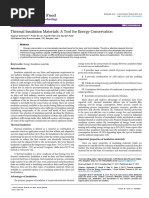 Thermal Insulation Materials A Tool For Energy Conservation 2157 7110 1000670