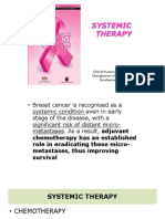 Systemic Therapy For Breast Ca