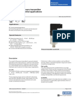 High-Quality Pressure Transmitter For General Industrial Applications Model S-20