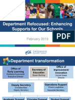 Delaware Department of Education FY2020 Budget Request