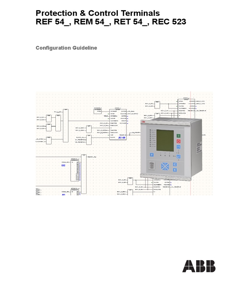 Protection Control Terminals Configuration Guideline 1MRS750745 MUM PDF ...