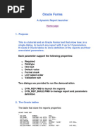 Oracle Forms: A Dynamic Report Launcher
