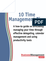 2. Time Management Tips