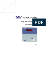 FCR06, FCR12: Power Factor Correction Controller User and Service Manual