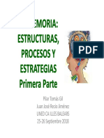 2. La Memoria. Estructuras, Procesos y Estrategias 1