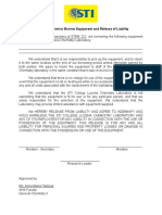 Agreement to Borrow Equipment and Release of Liability.doc