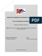 Tese de Licenciatura em Engenharia Hidraulica - Qualidade de Agua Subterrânea