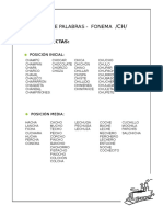 Lista Palabras CH Castellano