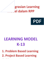Integrating Learning Models in Lesson Plans: PBL, PjBL, and Discovery