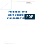 Procedimiento para El Control y Vigilancia Fisica Version 2 0