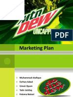 Marketing Plan On Mountain DEW