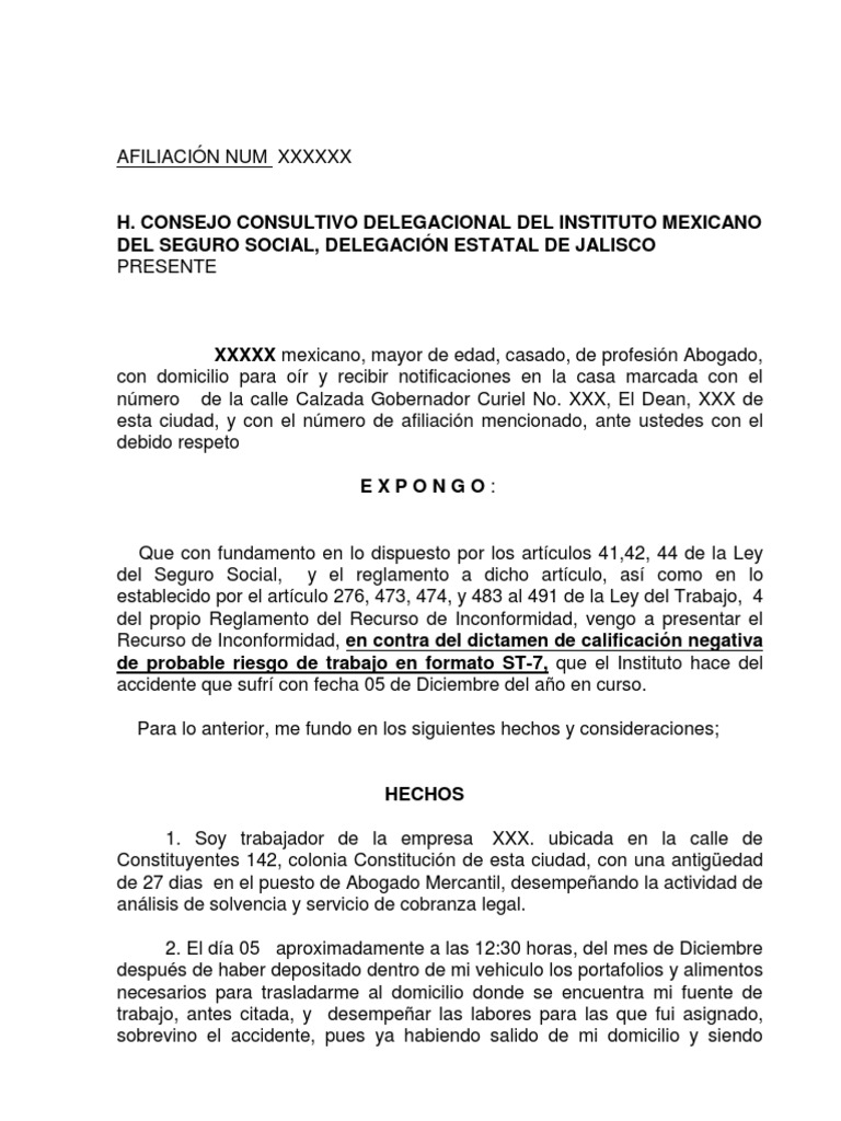 Recurso De Inconformidad Contra Calificacion Cli 51 2 Derecho 