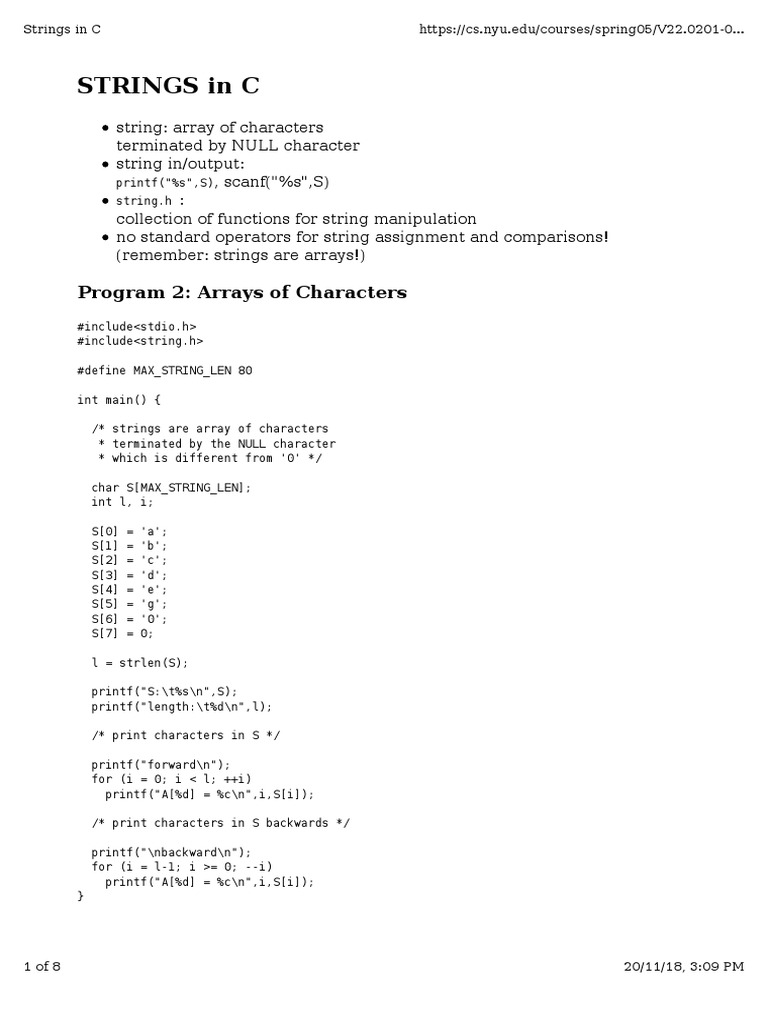 String | PDF | String (Computer Science) | Software Development