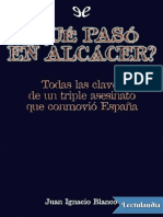 Que Paso en Alcacer - Juan Ignacio Blanco