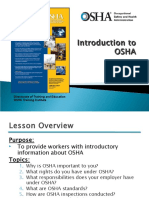 Intro To Osha Presentation