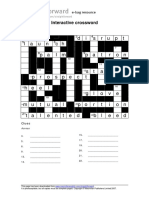 D I S Ru P T Laun CH Pa LM Pa T R o N: Interactive Crossword Across Clues