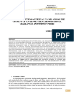 09. Milkessa Edae Tufa - The Status of Ethno-medicinal Plants Among the Oromo’s of South-western Ethiopia-Issues Challenges and Opportunities