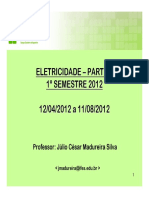 Aulas de Eletricidade PARTE 1 2012-1 PDF