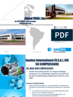 Sanden OEM compressors for automotive air conditioning systems