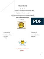 "Analytical Study of Foreign Direct Investment in India": Research Project Report On