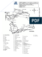 Mapa de Chajul Con Sus Comunidades.