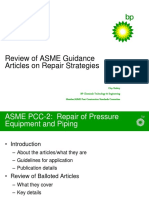 ASME Guidance Articles On Repair Strategies - C. Rodery