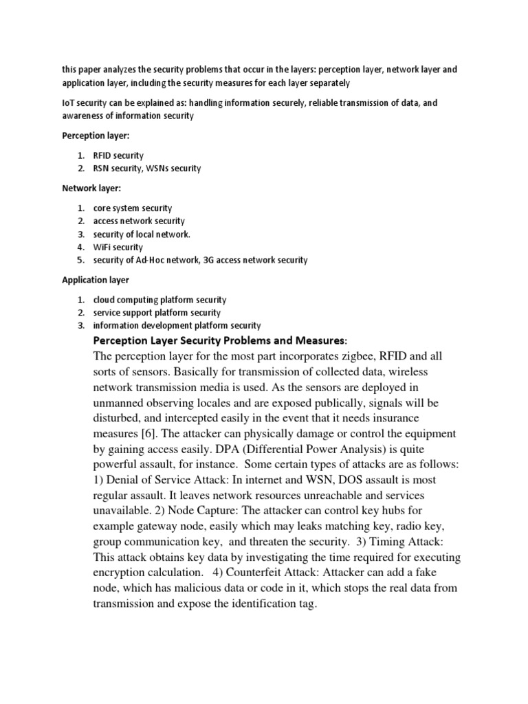 IoT Security Challenges and Solutions | PDF | Internet Of Things ...
