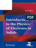 (Graduate Texts in Physics) Henri Alloul (Auth.) - Introduction To The Physics of Electrons in Solids-Springer-Verlag Berlin Heidelberg (2011) PDF