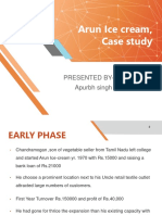 Arun Ice Cream, Case Study