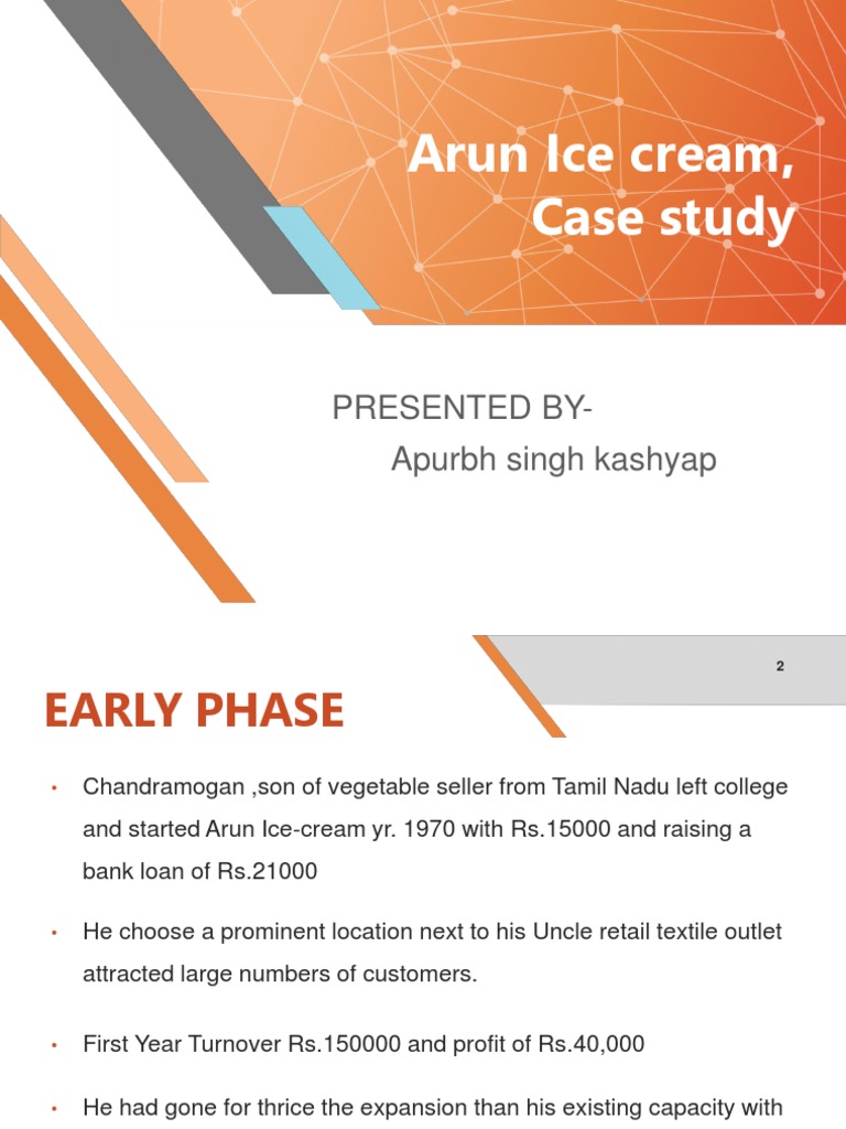 Arun ice cream case study pdf image
