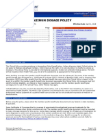 Maximum Dosage Policy PDF