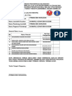 Borang Penyertaan Kejohanan Ypns 2018