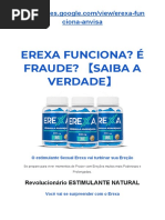 Erexa Funciona? É Fraude? Onde comprar? Anvisa? Saiba a Verdade