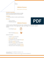 Reflexive Pronouns PDF