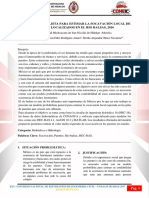 Modelo Probabilista para Estimar La Socavación Local de Puentes Localizados en El Rio Balsas, 2016